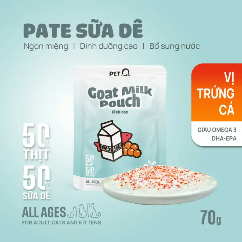 Pate sữa dê PetQ